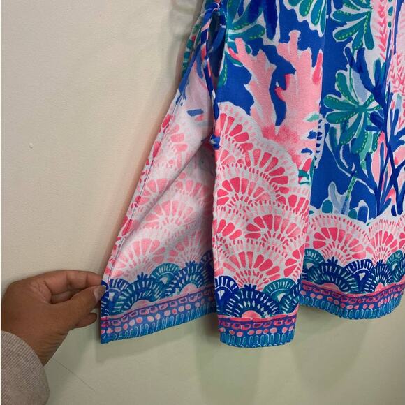 Lilly Pulitzer Pearl Jumper Dress 00 Tropical Vacation beach - Picture 7 of 12